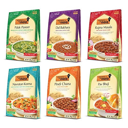Kitchens Of India Ready To Eat Dinner Variety Pack, 10-Ounces P