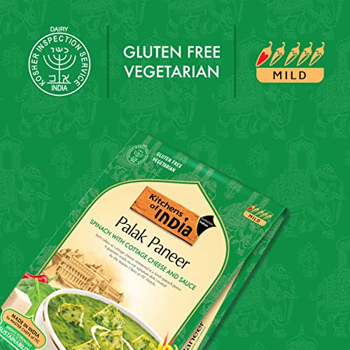 Kitchens Of India Ready To Eat Palak Paneer, Spinach &Amp; Cottage C