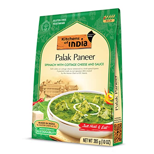 Kitchens Of India Ready To Eat Palak Paneer, Spinach &Amp; Cottage C