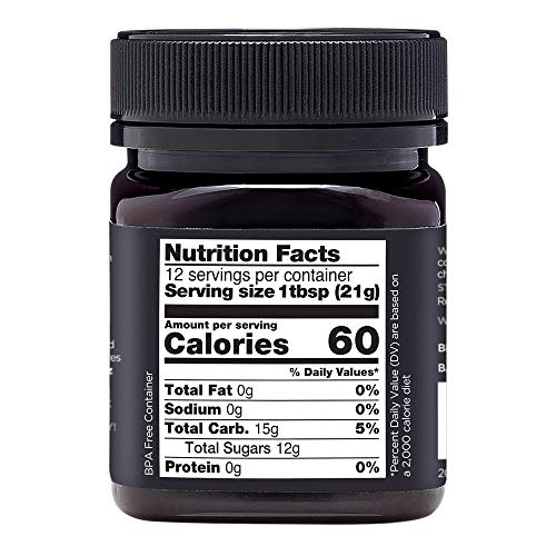 Kiva Raw Manuka Honey, Certified Umf 20+ Mgo 830+, New Zealand