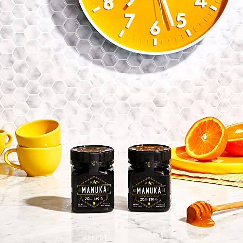 Kiva Raw Manuka Honey, Certified Umf 20+ Mgo 830+, New Zealand