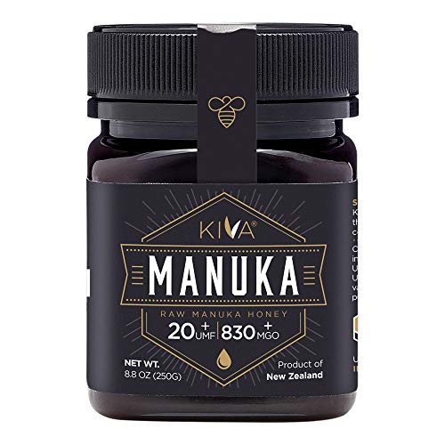 Kiva Raw Manuka Honey, Certified Umf 20+ Mgo 830+, New Zealand