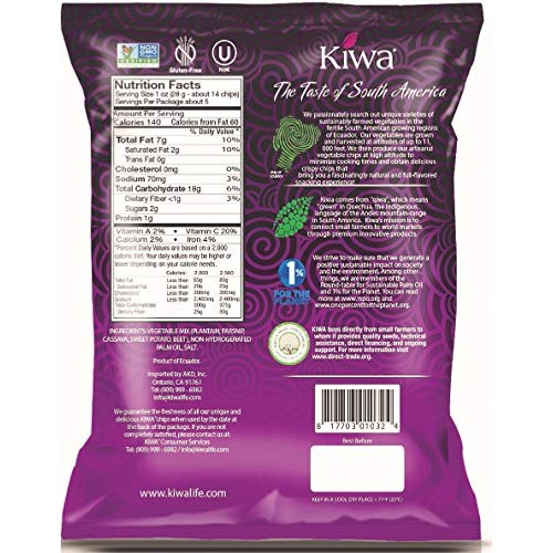Kiwa Veggie Chips – Vegetable Chip Mix Of Cassava, Plantain, Bee