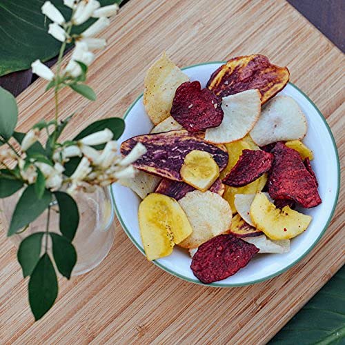 Kiwa Veggie Chips – Vegetable Chip Mix of Cassava, Plantain, Bee...