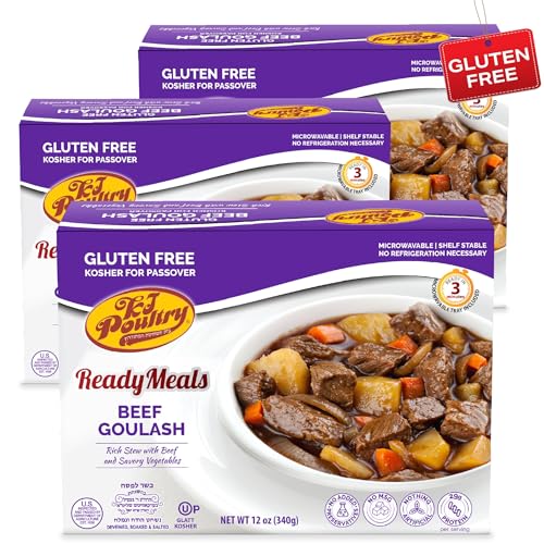 Kosher for Passover Gluten Free Meals, Beef Goulash Stew with Ve...