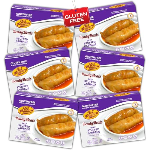 Kosher for Passover Gluten Free Meals, Beef Stuffed Cabbage Roll...