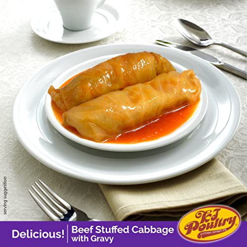 Kosher Gluten Free Food, Beef Stuffed Cabbage Rolls In Gravy - M