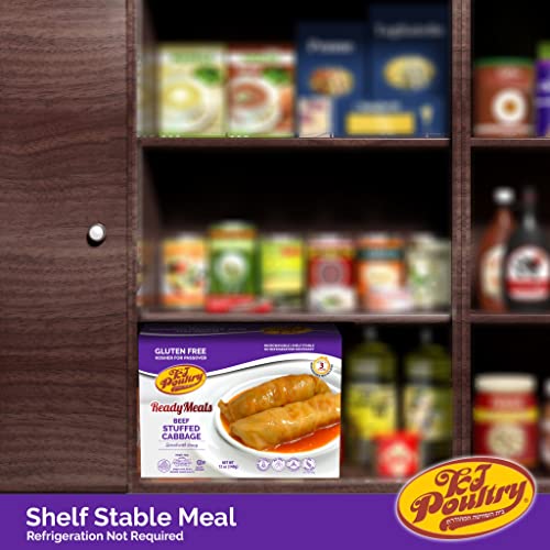 Kosher Gluten Free Food, Beef Stuffed Cabbage Rolls In Gravy - M