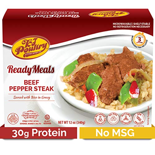 Kosher Mre Meat Meals Ready To Eat, Beef Pepper Steak &Amp; Rice 1