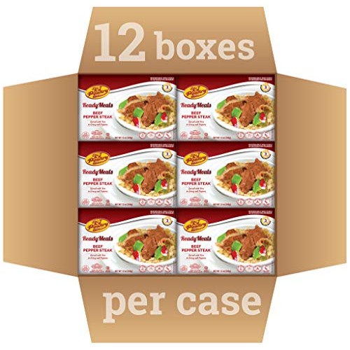 Kosher Mre Meat Meals Ready To Eat, Beef Pepper Steak &Amp; Rice 12
