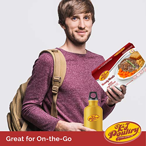 Kosher Mre Meat Meals Ready To Eat, Beef Rib Steak &Amp; Kugel 6 Pa