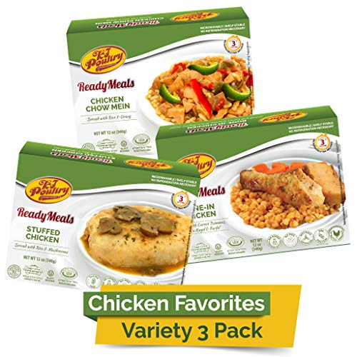 Kosher Mre Meat Meals Ready To Eat, Chicken Favorites Variety 3