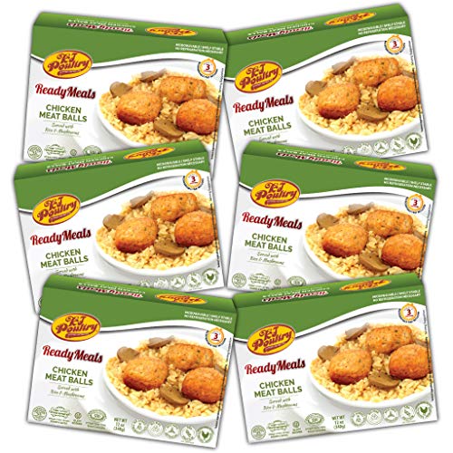 Kosher Mre Meat Meals Ready To Eat, Chicken Meat Balls 6 Pack