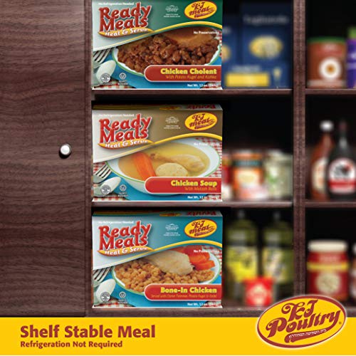 Kosher Mre Meat Meals Ready To Eat, Shabbos Chicken Variety 3 P