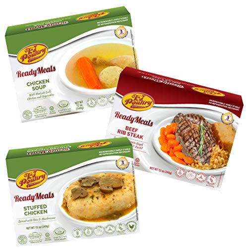 Kosher Mre Meat Meals Ready To Eat, Variety Of Beef Rib Steak, S