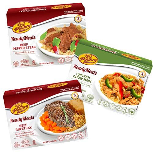 Kosher Mre Meat Meals Ready To Eat, Variety Of Beef Rib Steak, B