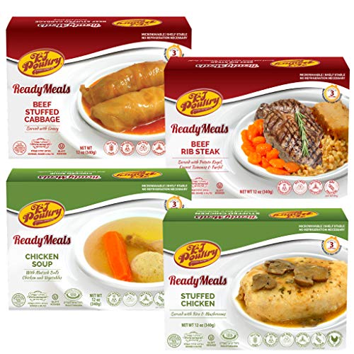 Kosher Mre Meat Meals Ready To Eat, Variety Of Beef Rib Steak, S