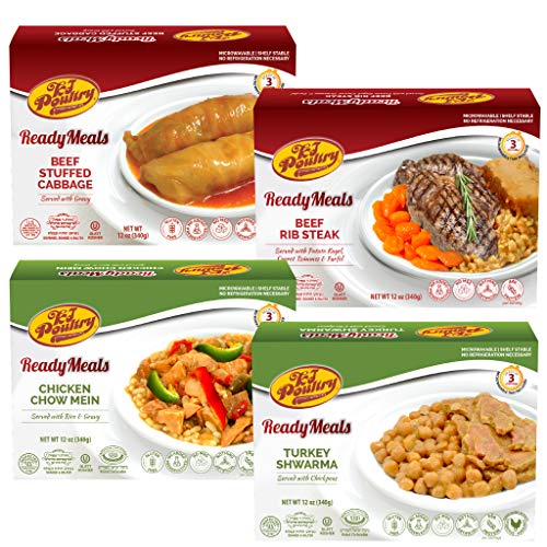 Kosher Mre Meat Meals Ready To Eat, Variety Of Beef Rib Steak, S