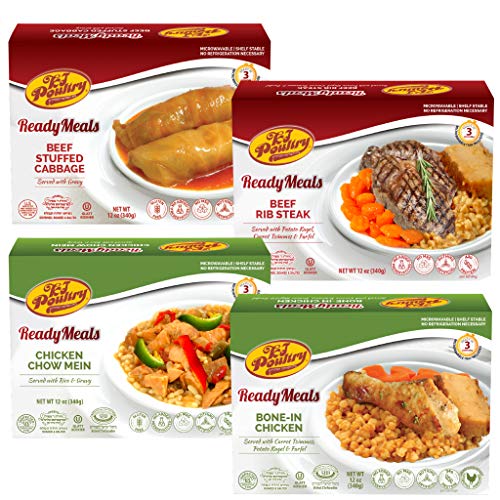 Kosher Mre Meat Meals Ready To Eat, Variety Of Beef Rib Steak, S