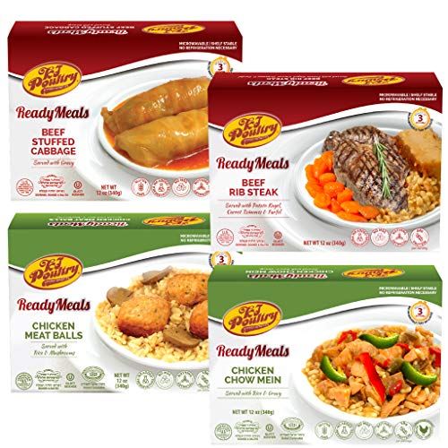 Kosher Mre Meat Meals Ready To Eat, Variety Of Beef Rib Steak, S