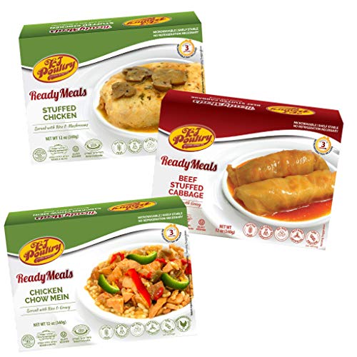 Kosher Mre Meat Meals Ready To Eat, Variety Of Stuffed Chicken B