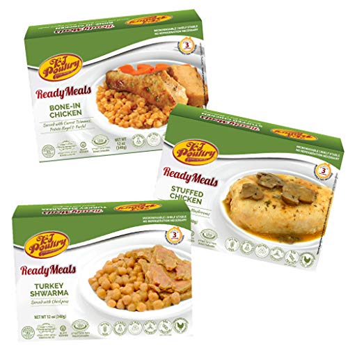 Kosher Mre Meat Meals Ready To Eat, Variety Of Stuffed Chicken B