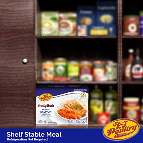 Kosher Salmon Fillet Fish, Parve Mre Meal Ready To Eat, Protein