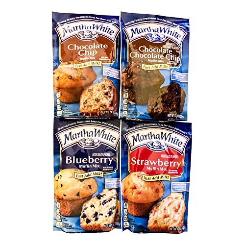Martha White Muffin Mix Variety Pack - Chocolate Chip, Chocolate...