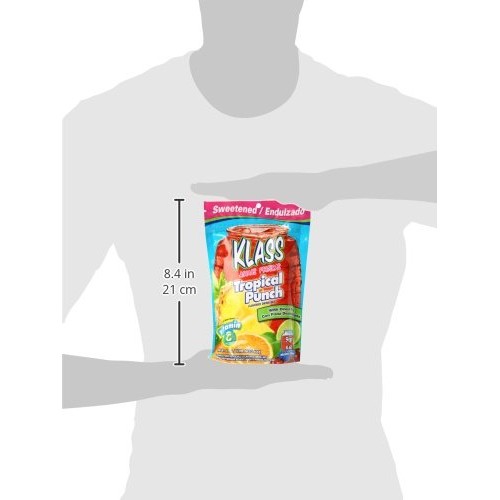 Klass Tropical Punch Flavored Drink Mix With Dried Fruit