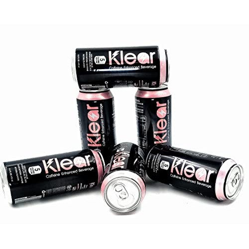 Klear Energy Drink, 200 MG Natural Caffeine Enhanced Beverage, O...