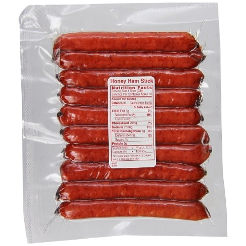 Klements Ham Sticks, Honey, 8 Ounce