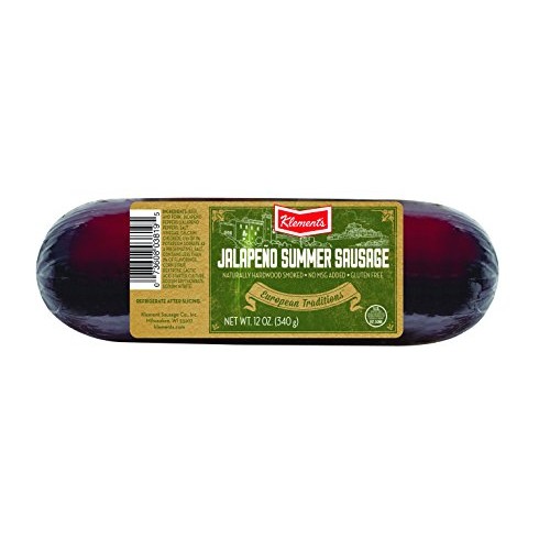 Klements Jalapeño Summer Sausage, 12 Ounce