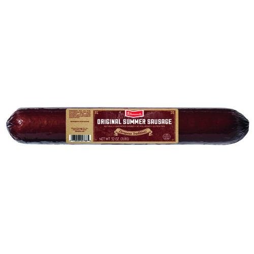 Klements Original Summer Sausage, Hardwood Smoked 2 Pounds