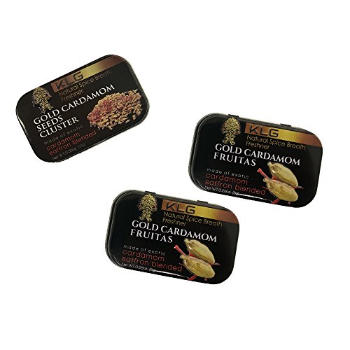 Gold Cardamom Sample Pack - 2 Fruitas &Amp; 1 Seeds Cluster