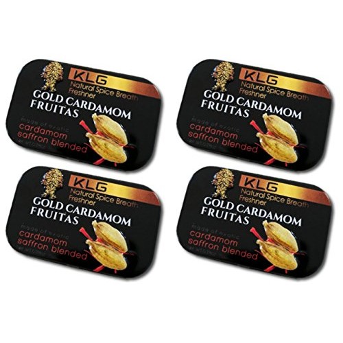 4Pk Gold Cardamom Fruitas Natural Spice Breath Freshener With Ca
