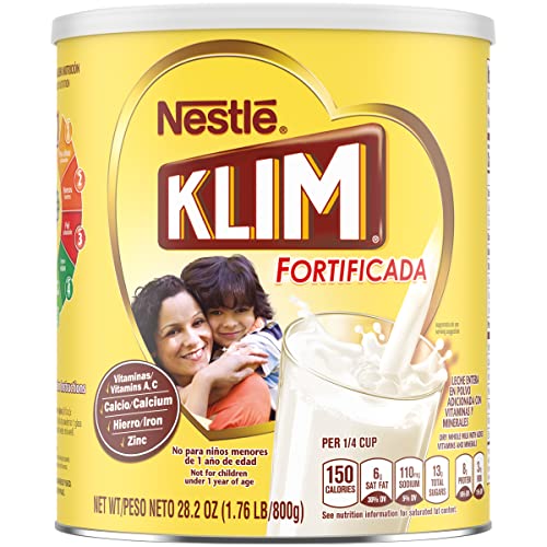 Nestle Klim Fortificada Dry Whole Milk Powder 28.2 Oz. Canister Nestle Klim Fortificada Dry Whole Milk Powder 28.2 Oz. Canister