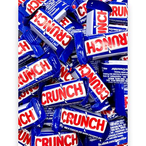 Nestle Crunch Mini Bars -1.5 lbs Individually Wrapped Crunchy Ba...