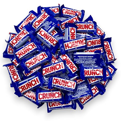 Nestle Crunch Mini Bars -1.5 lbs Individually Wrapped Crunchy Ba...