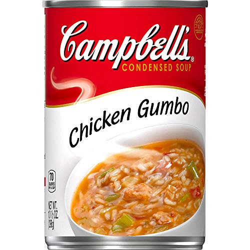 Condensed Soup, Campbell’S Chicken Gumbo Mix With Rice And Veget
