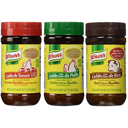 Knorr Chicken Bouillon Granulated, Beef Bouillon, Tomato Bouillo