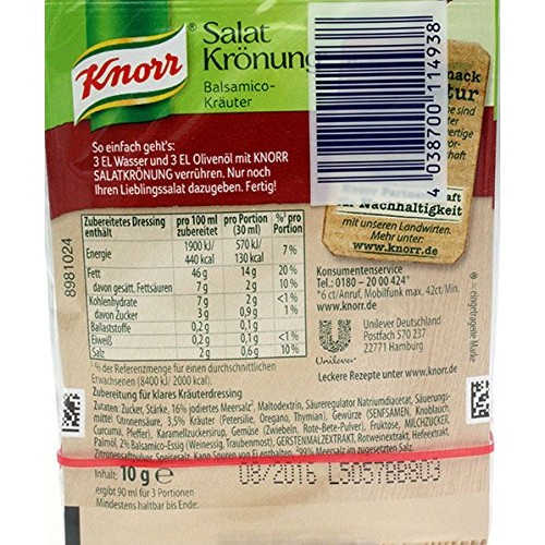 Knorr Balsamico-Krauter Salad Dressing -5 Pcs