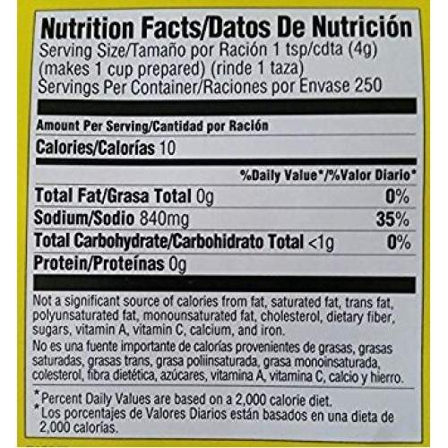 Knorr Beef Flavor Bouillon Granulated, 35.3 Oz 2.2 Lb - Caldo