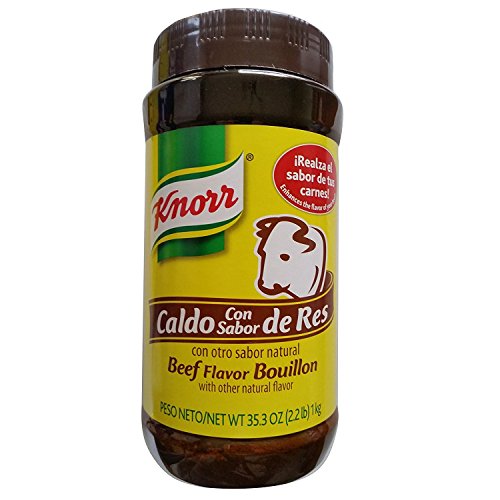 Knorr Beef Flavor Bouillon Granulated, 35.3 Oz 2.2 Lb - Caldo