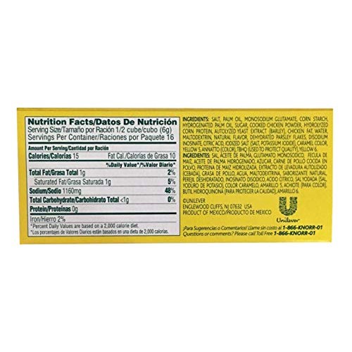 Knorr Chicken Flavor Bouillon Cubes 8 Count Box 3 Pack Chicken