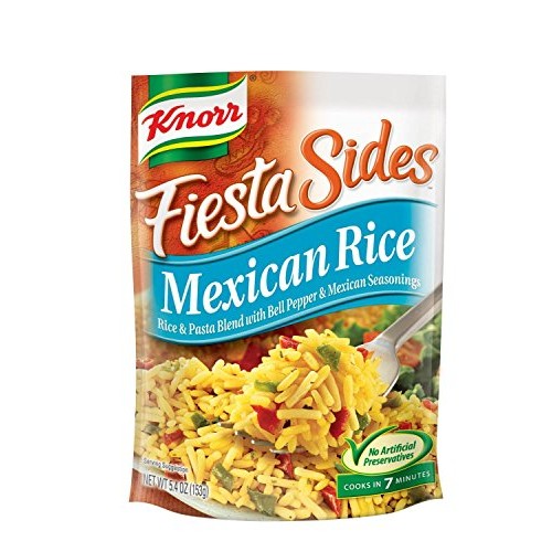 Knorr Fiesta Sides: Mexican Rice Pack of 4 5.4 oz Bags