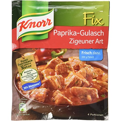 Knorr Fix Gulasch With Bellpeppers Paprika-Gulsch Zigeuner Art