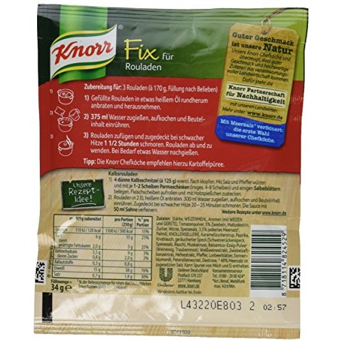 Knorr Fix rouladen Rouladen Pack of 4