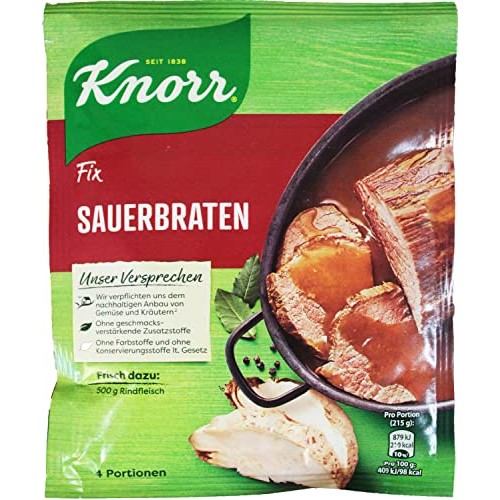 Knorr Fix Sauerbraten Pot Roast 37g 1 pc Knorr Fix Sauerbraten Pot Roast 37g 1 pc