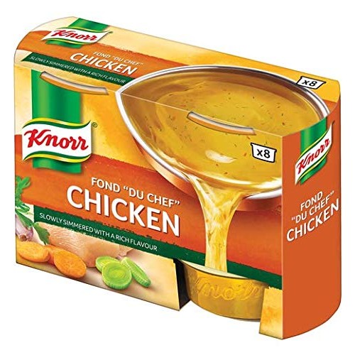 Knorr Fond Du Chef Stock, Chicken 8 Tubs Set Of Eight