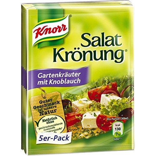Knorr Garden Herbs With Garlic Salad Dressing - 5 Pcs